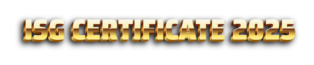 2025 Certificates